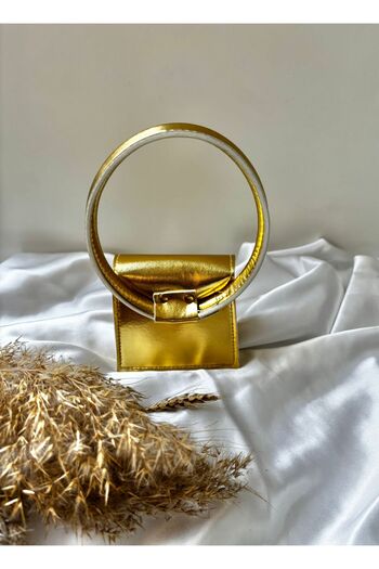 Miniminiksdesing 2-5 YAŞ GOLD - GÜMÜŞ ÇOCUK - BEBEK EL ÇANTA