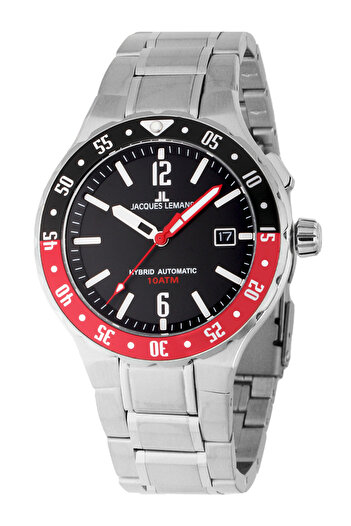 Jacques Lemans Ανδρικό ρολόι Jacques Lemans 1-2109F, Quartz, 42mm, 10ATM