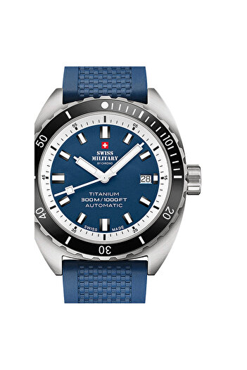 Swiss Military Ανδρικό ρολόι Swiss Military SMA34100.09, Automatic, 42mm, 30ATM
