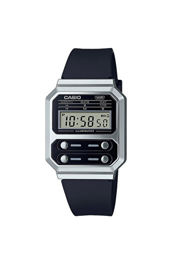 Casio Ανδρικό ρολόι Casio A100WEF-1AEF, Quartz, 33mm, 3ATM