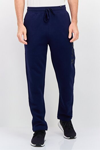 Hurley Men Sportswear Fit Brand Logo Outdoor Sweatpants, Navy