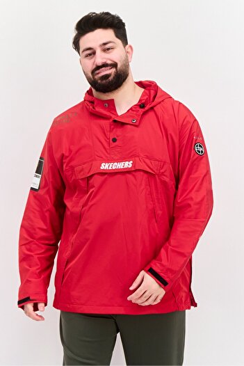SKECHERS Men Sportswear Fit Long Sleeve Training Jacket, Red