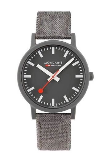 MONDAINE Mens Watch MS1.41180.LH, Quartz, 41mm, 3ATM