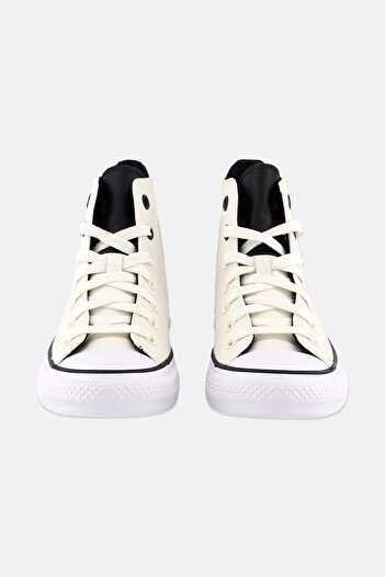 Converse Kids Boy Ctas Hi Lace Up Shoes, Ivory/White Combo