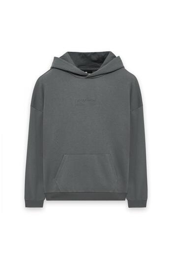 SKECHERS S242110 m Essential Hoodie Anthracite Men's Sweatshirt