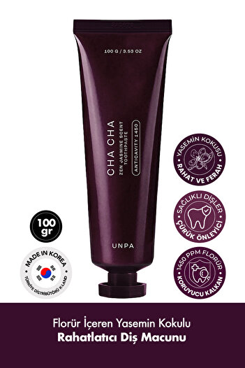 UNPA UNPA Cha Cha Toothpaste Jasmine & Mint 100g