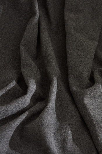 Karaca Home Flannel Throw Tv Blanket Dark Gray