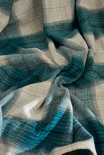 Karaca Home Flannel Throw Tv Blanket Turquoise