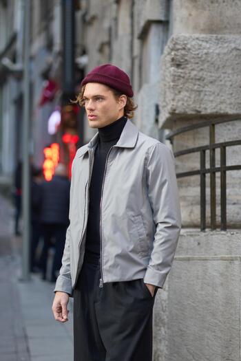 Danger Men's Waterproof Seasonal Gray Jacket Coat