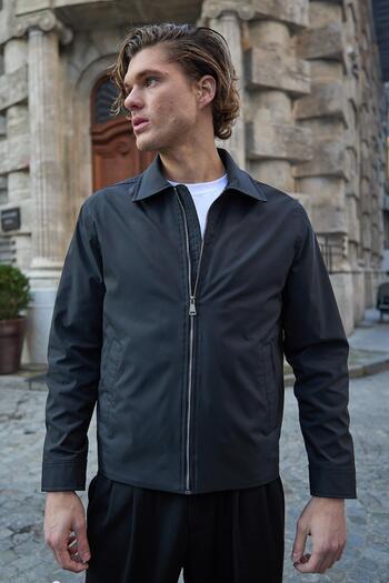 Danger Men's Waterproof Seasonal Black Jacket Coat