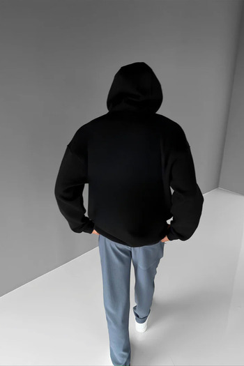 Wish BF Hooded Break Printed Sweatshirt