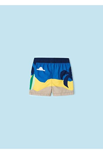 MAYORAL Boys' Palm Tree Patterned Swimsuit