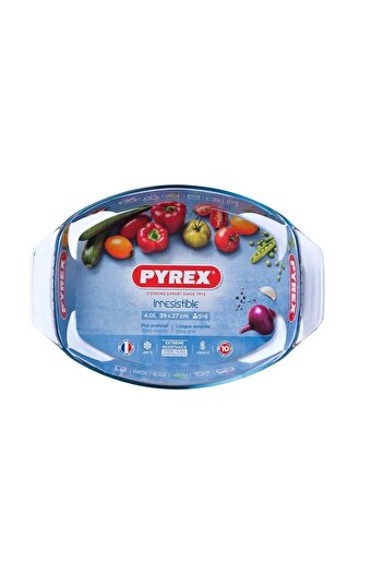 Pyrex وعاء فرن بيضاوي 4 لتر