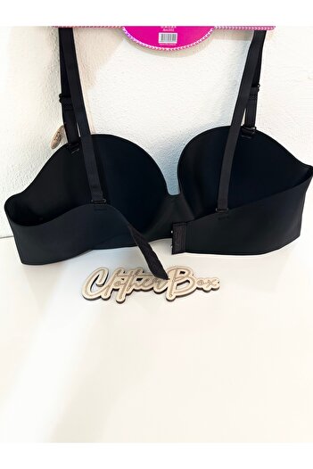 F.K 512 Balen Laser Cut Half Support Bra Black