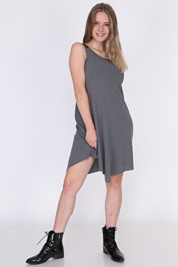 Cotton Mood 9231599 Camisole Glitter Strappy Bell Tunic Fume