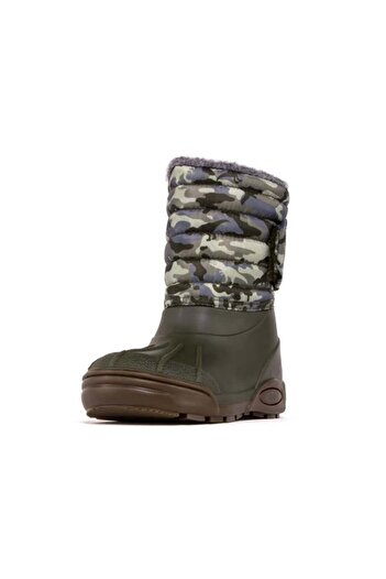 IGOR Kışlık Çocuk Topo Skı Camo Kaki Yağmur Çizmesi