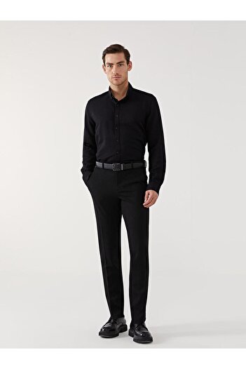 LC Waikiki Чоловіча сорочка SOUTHBLUE Slim Fit з довгим рукавом Dobby