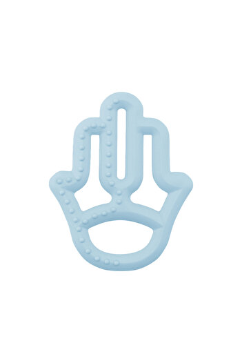 OiOi Silikon Diş Kaşıyıcı Annenin Eli - Mineral Blue