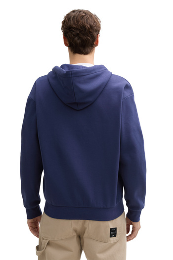 Tom Tailor Denim Pánská mikina Black Blueberry