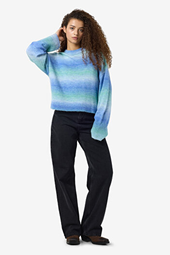 Noisy May Sweatshirt for Women and Girls - Sky Blue