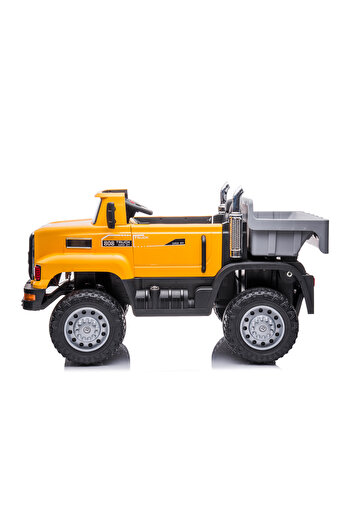Fab N Funky Stylish Rechargeable Battery Ride On Truck - Yellow