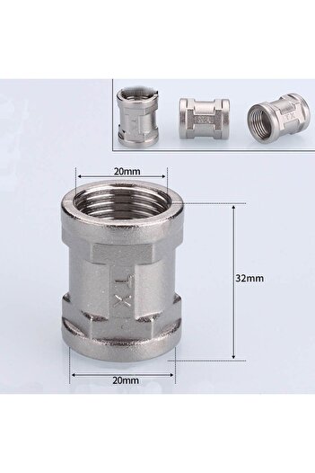 Choice 3 1/2" 3/4" BSP Female Male Thread Tee Type Reducing Stainless steel Elbow Butt joint adapter Adapt.