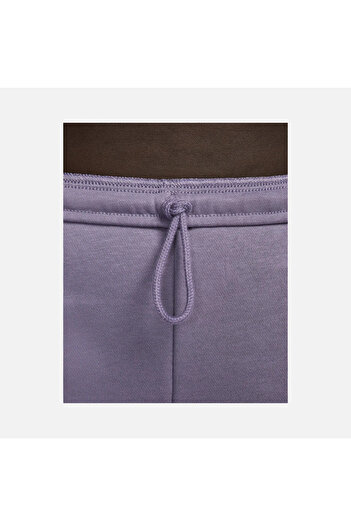 Nike Sportswear Chill Terry French Terry High-Waisted Slim 5cm (approx.) Kadın mor  kısa Şort fn2455-509