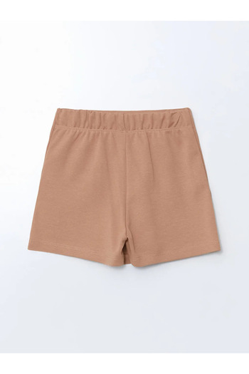 LC Waikiki LCW Kids Bej Bisiklet Yaka Kız Çocuk Takım 3'lü
