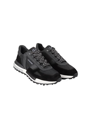 MARCOMEN 20354 SIYAH SUET SNEAKER DERI AYAKKABI
