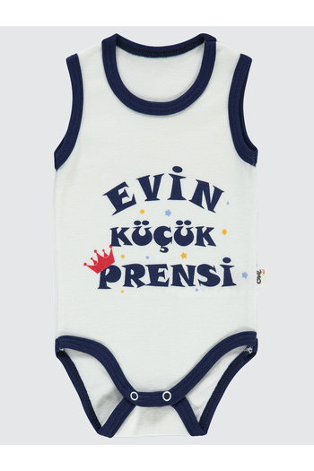 Civil Baby Baby Boy Snap Badi 1-36 Months Navy Blue