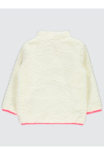 Civil Girls Kız Çocuk Sweatshirt 2-5 Yaş Ekru