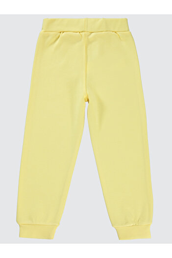 Civil Girls Girl's Sweatpants 2-5 Years Light Yellow