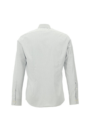Abdullah Kiğılı Ριγέ Slim Fit Βαμβακερό πουκάμισο - Μακρυμάνικο