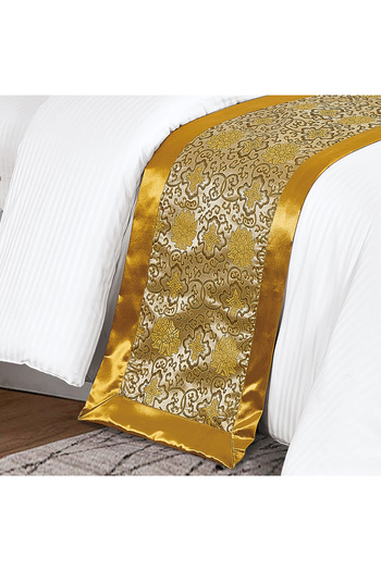 Generic Hotel Stripe Comforter Set Twin Size 160X210 CM, 100% Cotton With Bed Scarf Size 50 X180cm