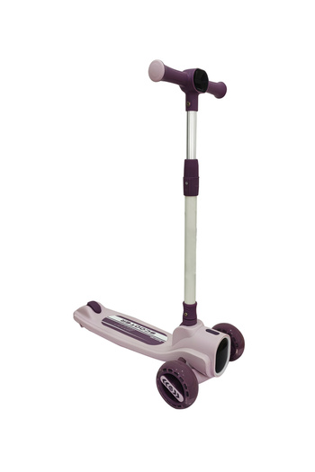 Fab N Funky Ride On Scooter, Sturdy, With Lights, Versatile, 3 Years+, 68 x 32 x 90 cm - Grey