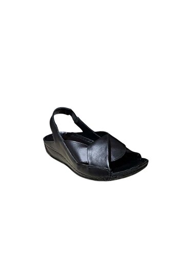 Kristal Kr.04 Model Genuine Leather Women's Sandals