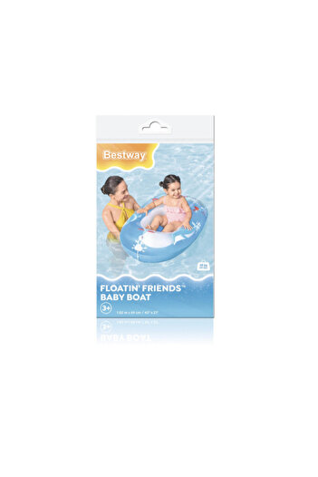BESTWAY ® 40" x 27"/1.02m x 69cm Floatin' Friends Baby Boat
