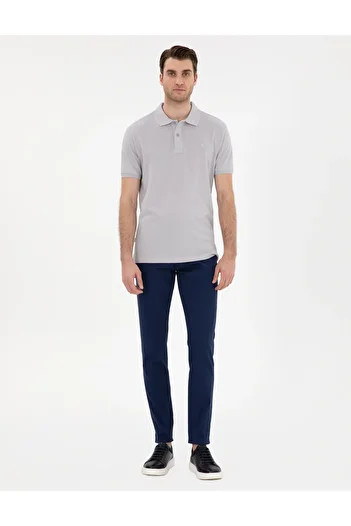 Pierre Cardin İndigo Slim Fit 5 Pocket Chino Pants 50271249-Vr028