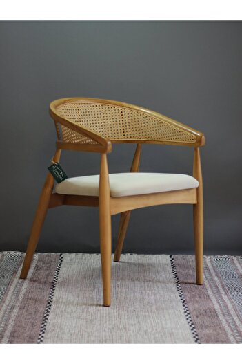 KleinHaus Furniture Berlin Ahşap Yemek Odası Sandalyesi (Değiştirilebilir Renk ve Kumaş)