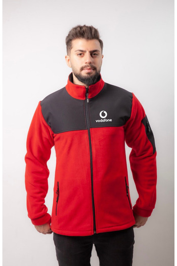 dafri Top Quality Polar Jacket with Vodafone Logo Print