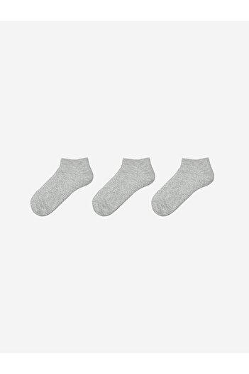 LC Waikiki LCW ECO Women's Plain Booties Socks 3 Pack