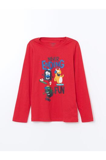 LC Waikiki Lcw Kids Crew Neck Boy Pajamas Set
