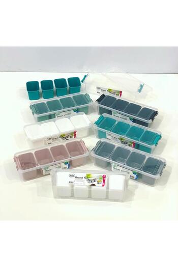 4AFACANÇEKİRGE Grand 4 Compartments Deep Organized Box