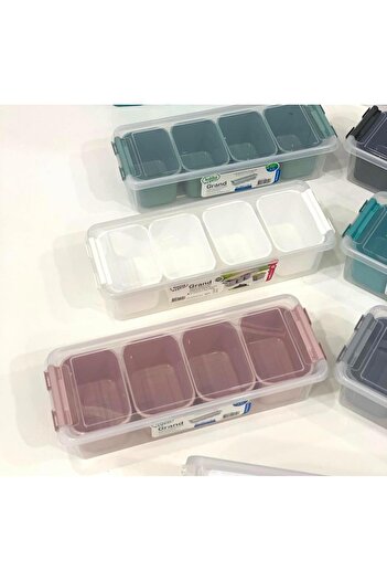 4AFACANÇEKİRGE Grand 4 Compartments Deep Organized Box