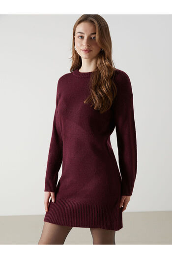 LC Waikiki Peak New Season Crew Neck Women's Knitwear Dress