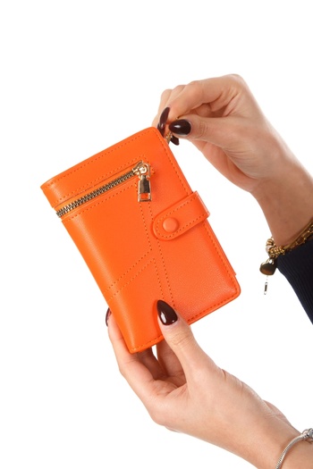 Newish Polo Newi̇sh Polo Pat Women's Card Holder Wallet with Zipper