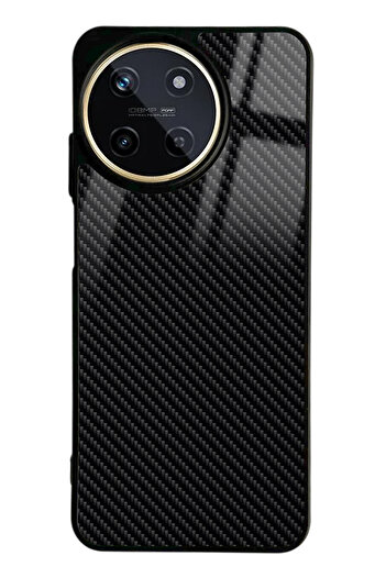 Spoyi Teleplus Oppo Realme 11 Carbon Design Glossy Phone Case