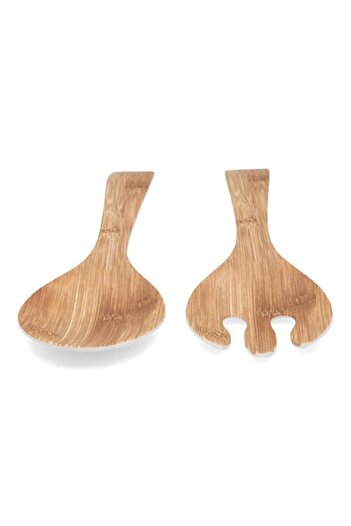 Felli 2-Piece Contemporary Design Durable Easy Cleaning Salad Server Set
