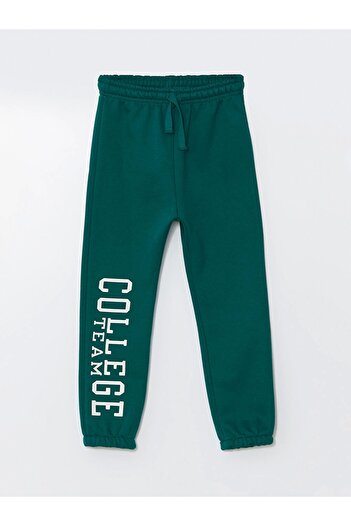 LC Waikiki LCW Kids Yeşil Beli Lastikli Kalın Erkek Bebek Jogger Eşofman Alt 2'li