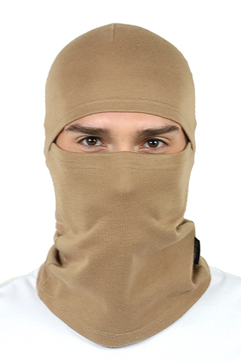THERMOFORM Heavy Snow Face Mask Balaclava Brown